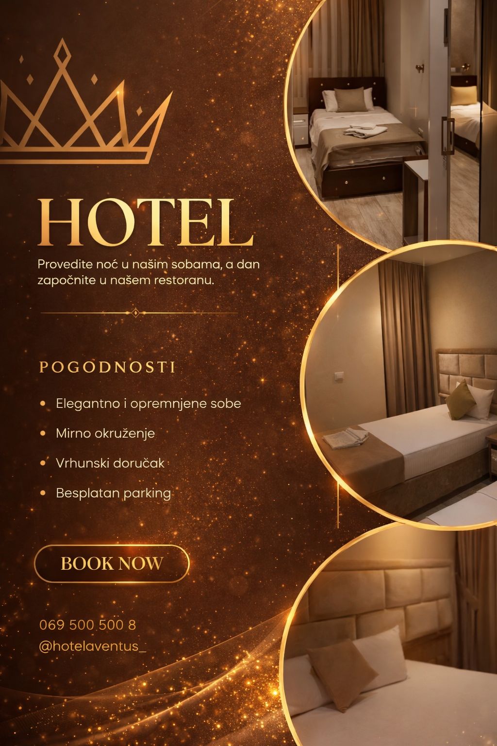 Elegantne sobe hotela Aventus